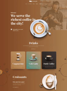 Tema Website Coffee Shop