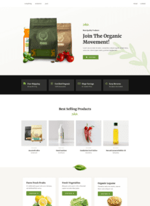 Tema Website Toko Herbal