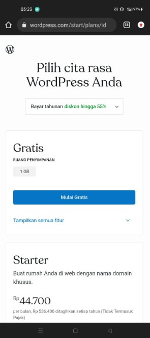 mulai menggunakan domain