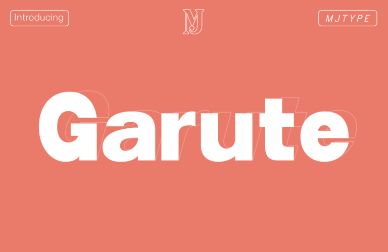 Font Sans Serif Geometris