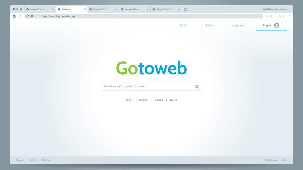 Web Browser Interface