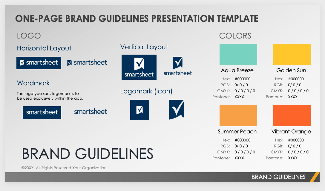 template brand guidelines