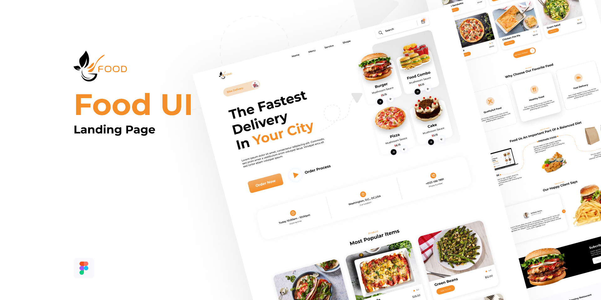 Contoh Landing Page Produk Makanan