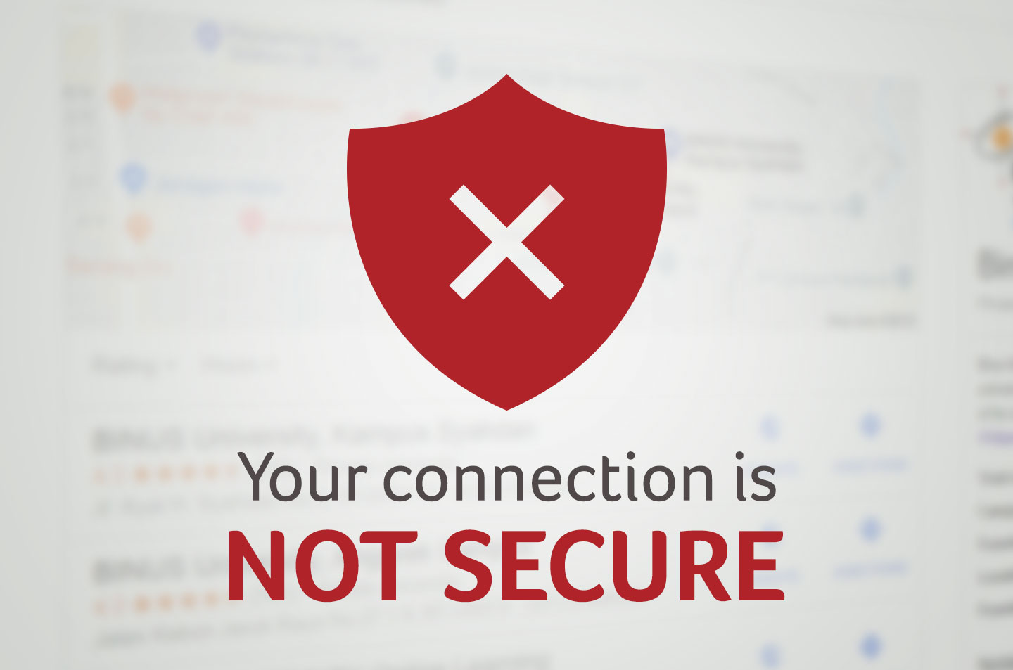 Your Connection is Not Secure