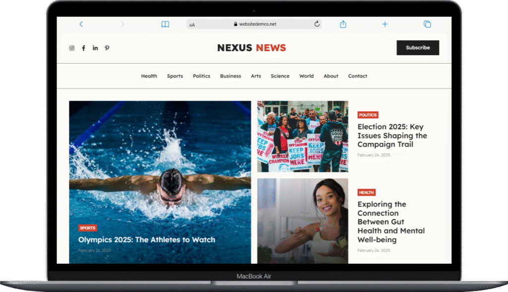Website Media Portal Berita